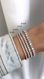 ⁦צמיד טניס ZSI056-1-2.5mm⁩ – תמונה ⁦3⁩